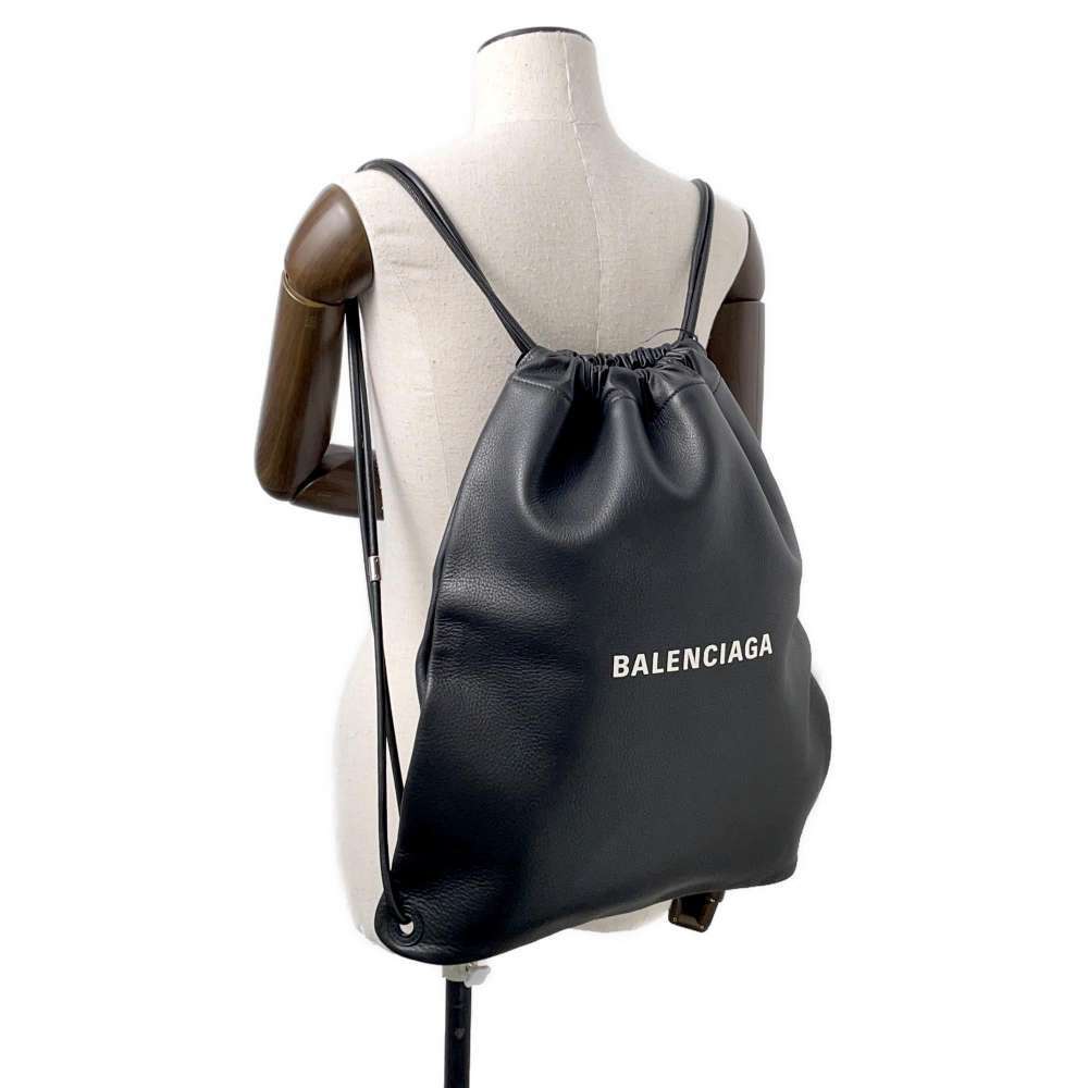 Balenciaga Black Drawstring Backpack Bag - image 4